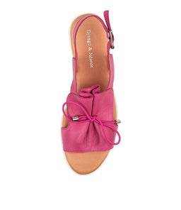 MALIKA DJ FUCHSIA WHITE SOLE LEATHER
