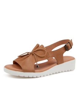 MALIKA DJ DK TAN WHITE SOLE LEATHER