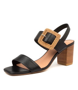 PEACE DJ BLACK NATURAL HEEL LEATHER