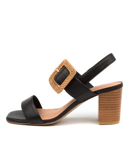 PEACE DJ BLACK NATURAL HEEL LEATHER