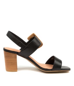PEACE DJ BLACK NATURAL HEEL LEATHER