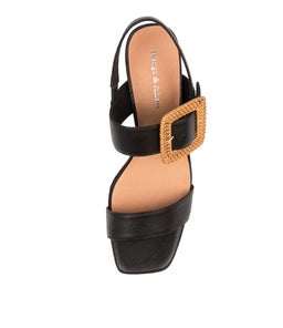PEACE DJ BLACK NATURAL HEEL LEATHER