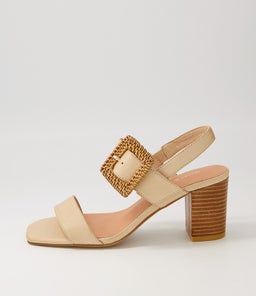 PEACE DJ CAMEL NATURAL LEATHER BUCKLE