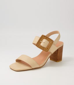 PEACE DJ CAMEL NATURAL LEATHER BUCKLE