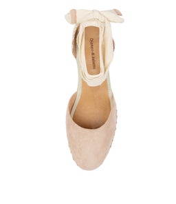RIMAN DJ BLUSH NATURAL ROPE SUEDE