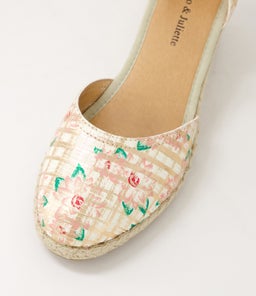 RYLEN DJ ROSE GOLD&PINK LINE CUT LEATHER