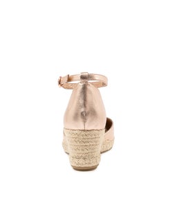 RYLEN DJ ROSE GOLD NATURAL ROPE LEATHER