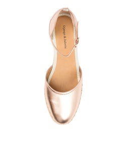 RYLEN DJ ROSE GOLD NATURAL ROPE LEATHER