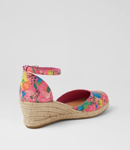 RYLEN DJ HOT PINK FLOWERMANIA LEATHER