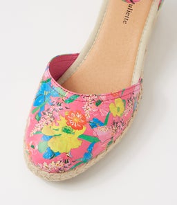 RYLEN DJ HOT PINK FLOWERMANIA LEATHER