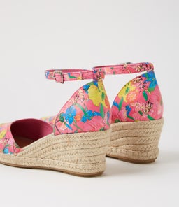 RYLEN DJ HOT PINK FLOWERMANIA LEATHER