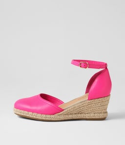 RYLEN DJ HOT PINK NATURAL ROPE LEATHER