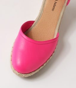RYLEN DJ HOT PINK NATURAL ROPE LEATHER