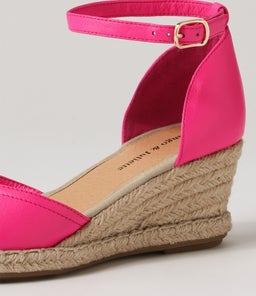 RYLEN DJ HOT PINK NATURAL ROPE LEATHER