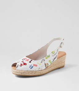 SANIARLY DJ AMALFI PRINT LEATHER