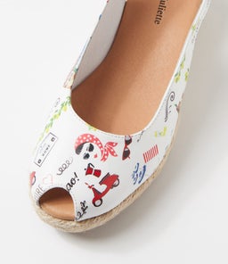 SANIARLY DJ AMALFI PRINT LEATHER