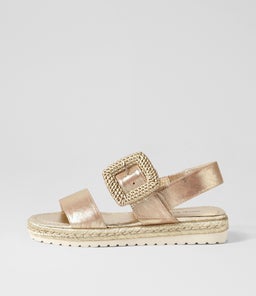SILAS DJ OLD GOLD SCRATCH OLD GOLD LEATHER BUCKLE