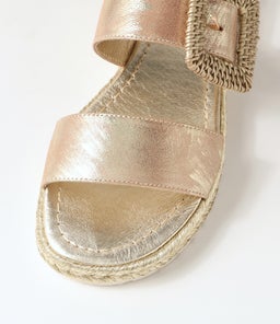SILAS DJ OLD GOLD SCRATCH OLD GOLD LEATHER BUCKLE