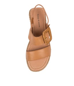 SILAS DJ DK TAN LEATHER