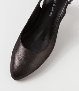TINO DJ BLACK SHIMMER LEATHER