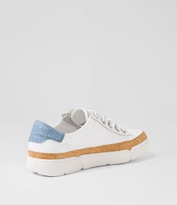 TORAYNE DJ WHITE BLUE DENIM MULTI