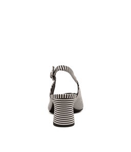 JIANAS DJ BLACK&WHITE STRIPE LEATHER