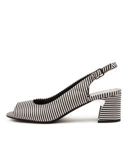 JIANAS DJ BLACK&WHITE STRIPE LEATHER