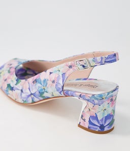 JIANAS DJ BLUE FLOWERS LEATHER
