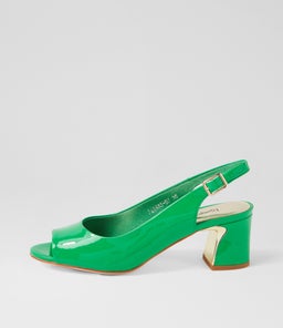 JIANAS DJ BRIGHT EMERALD PATENT LEATHER