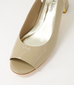 JIANAS DJ NUDE PATENT LEATHER