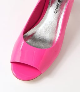 JIANAS DJ HOT PINK PATENT LEATHER