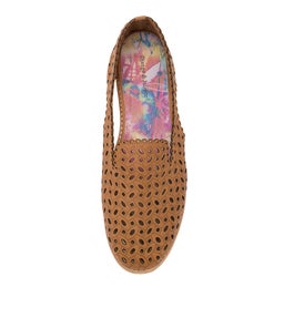 ARIALA DJL DK TAN LEATHER