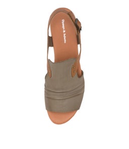 MADIS DJL KHAKI DK TAN WHITE SOLE LEATHER