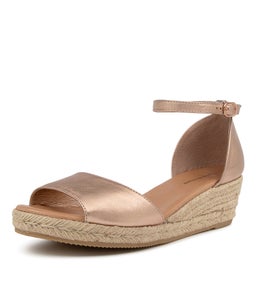 SKIP DJL ROSE GOLD NATURAL ROPE LEATHER