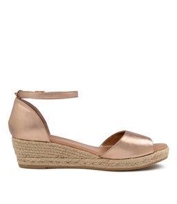 SKIP DJL ROSE GOLD NATURAL ROPE LEATHER