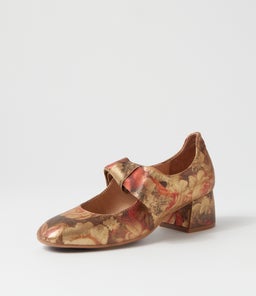 CHIARA DJ VINTAGE METAL FLORAL LEATHER