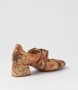 CHIARA DJ VINTAGE METAL FLORAL LEATHER