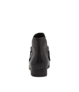 FAYE DJ BLACK BLACK HEEL LEATHER