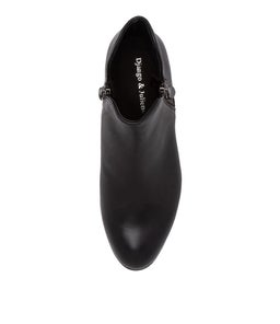 FAYE DJ BLACK BLACK HEEL LEATHER