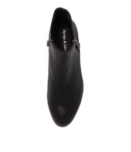 FAYE DJ BLACK NATURAL HEEL LEATHER
