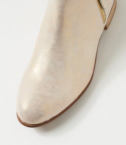 FAYE DJ BEIGE&GOLD SMUDGE LEATHER