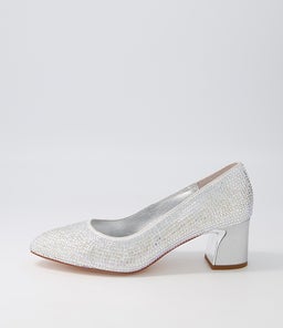 JENICE DJ SILVER PETROL LEATHER