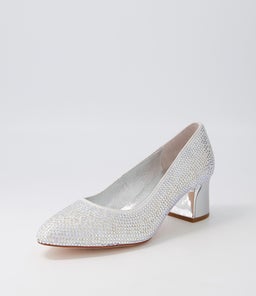 JENICE DJ SILVER PETROL LEATHER