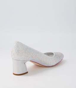 JENICE DJ SILVER PETROL LEATHER