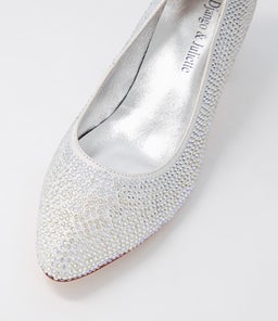 JENICE DJ SILVER PETROL LEATHER