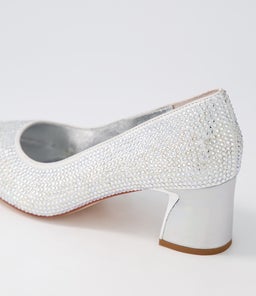 JENICE DJ SILVER PETROL LEATHER