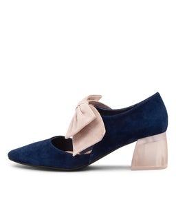MISHA DJ NAVY NUDE SUEDE