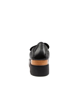 RHODES DJ BLACK BLACK SOLE LEATHER