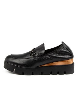 RHODES DJ BLACK BLACK SOLE LEATHER