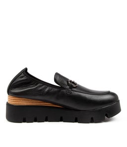 RHODES DJ BLACK BLACK SOLE LEATHER